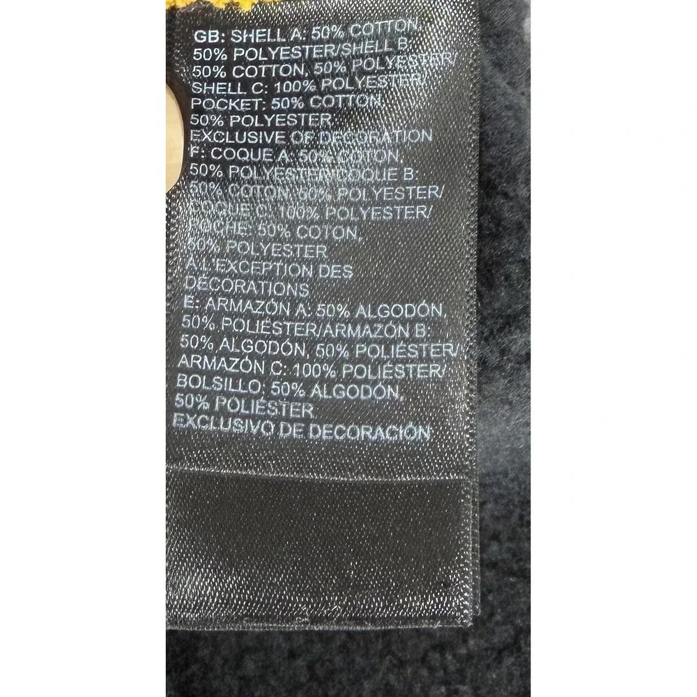 The North Face Heritage Athletics Fleece Jogger Sweatpants Men's L Black Gold